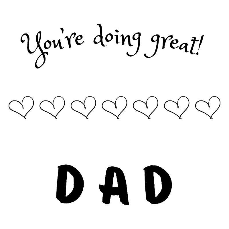 Heartfelt message for dad