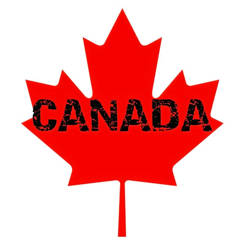 Faded Canada Maple Stamp