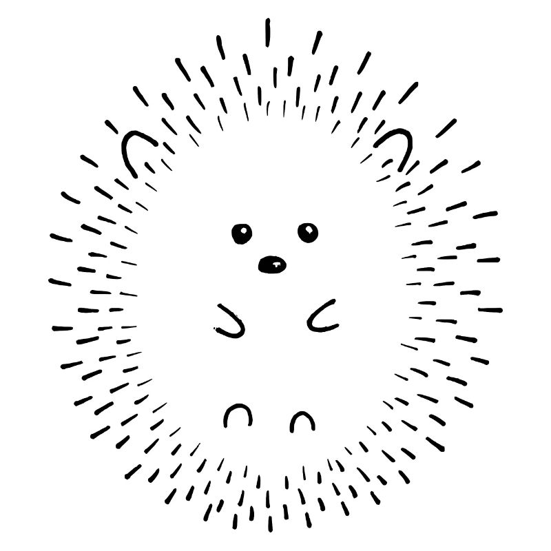 Igel Line Art