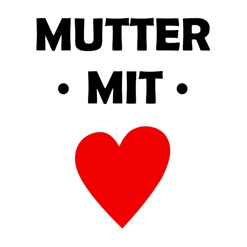 Mutter mit Herz