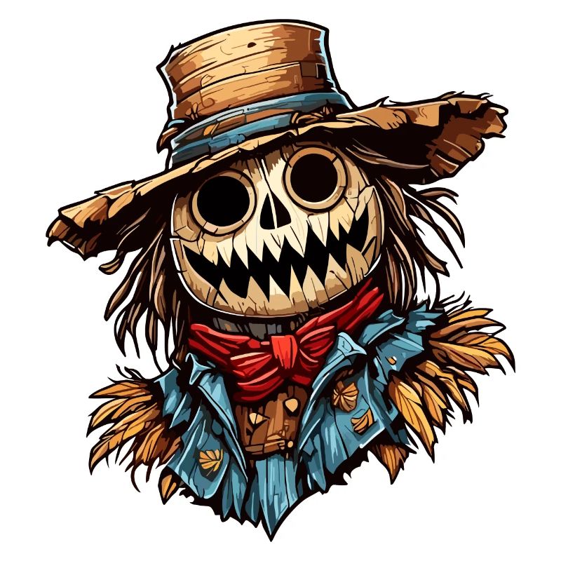 Vogelscheuche / Erntehelfer / Maisfeld / Feld