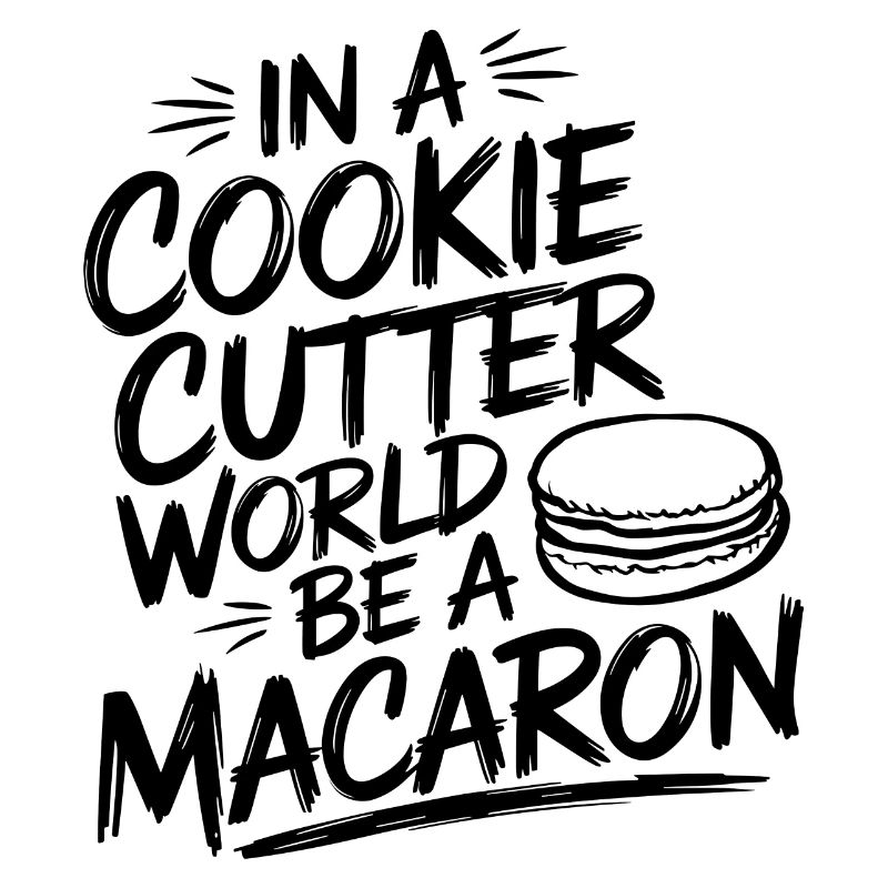 Sei wie ein bunter Macaron