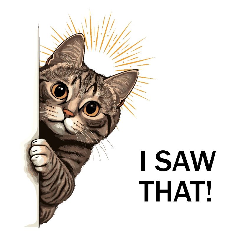 I saw that cat