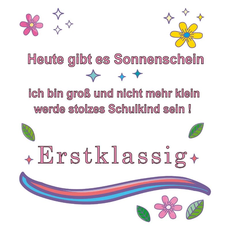 Schulkind Erstklassig