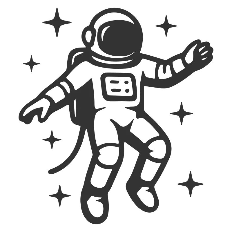 Un astronaute flottant librement dans l’espace