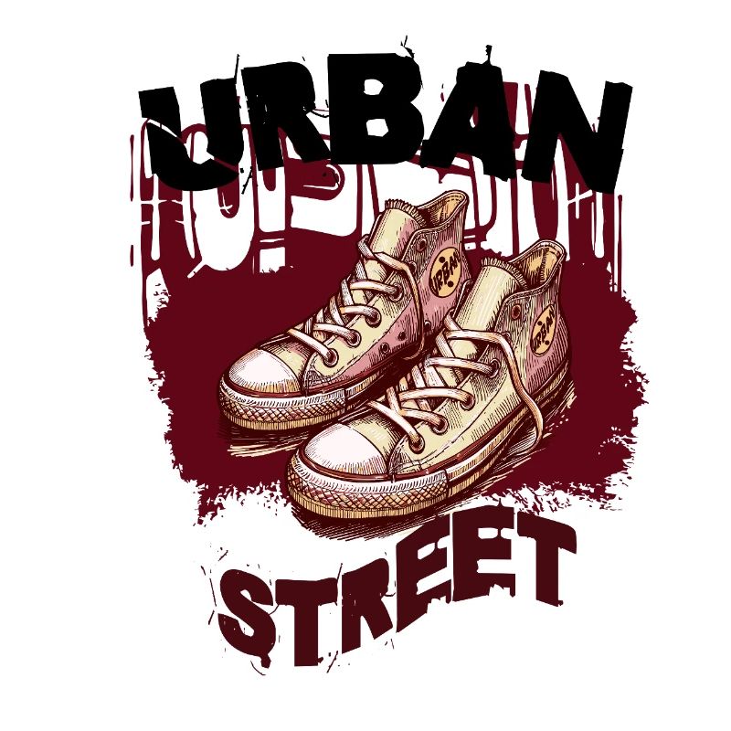 Street Sneaker Graffiti Duo