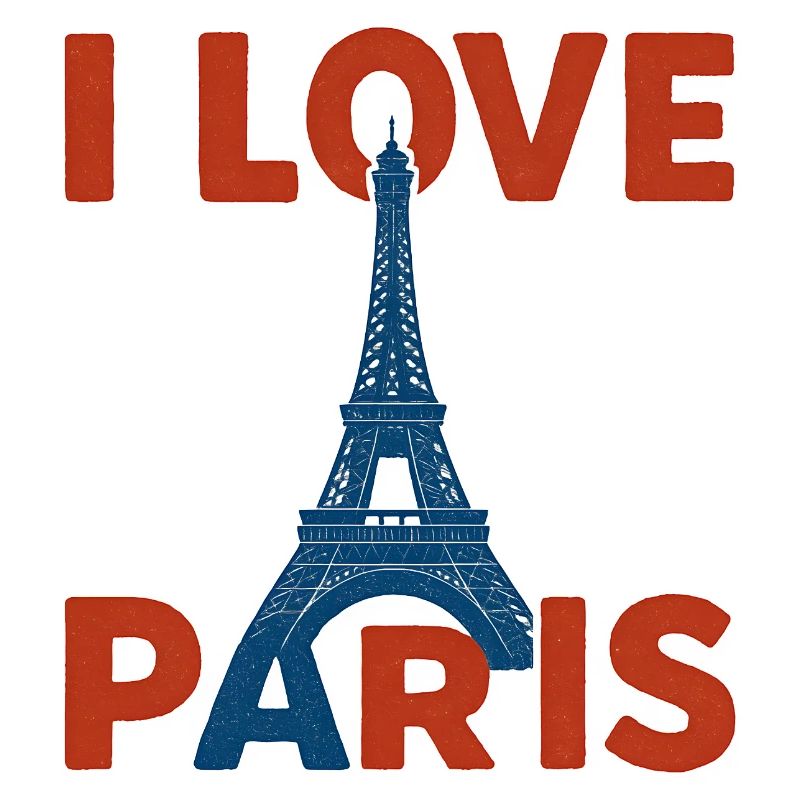Amour Paris Tour Eiffel Graphique