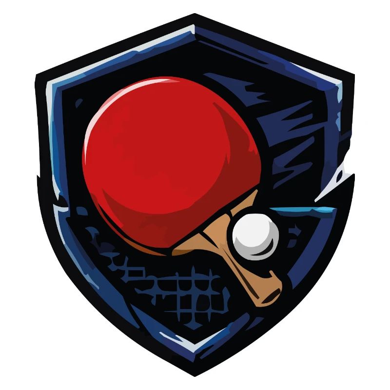 Tischtennis Shield mit Ball