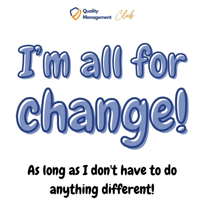 I’m all for change!