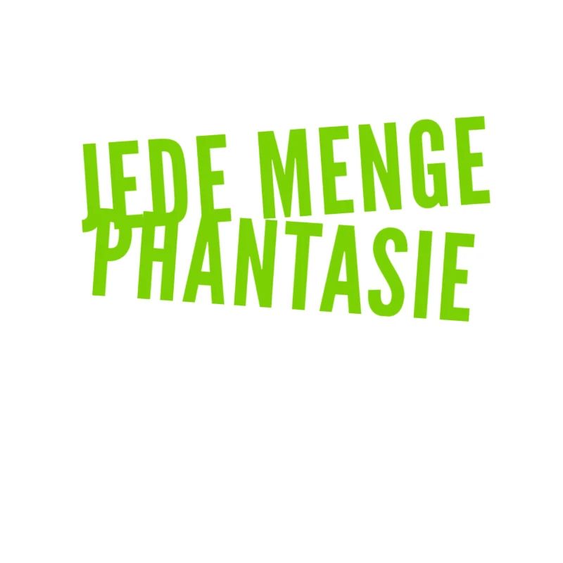 ich bin phantasievoll