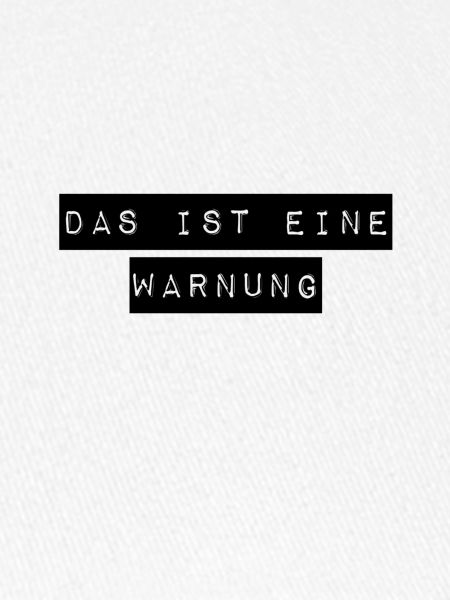 letzte Warnung