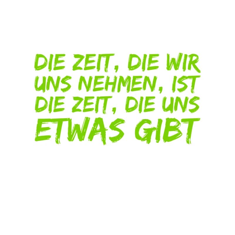 wir brauchen Zeit