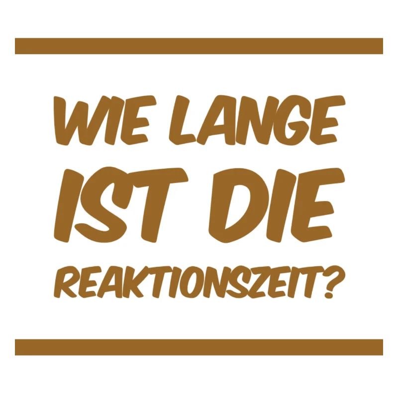 wie schnell wird reagiert?