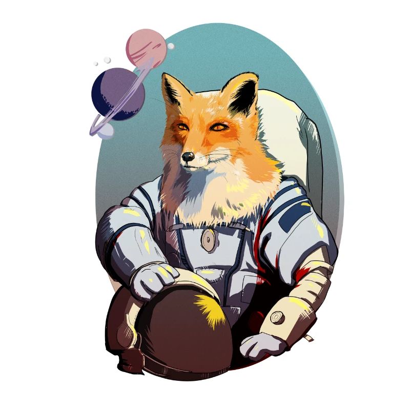 Fuchs Astronaut