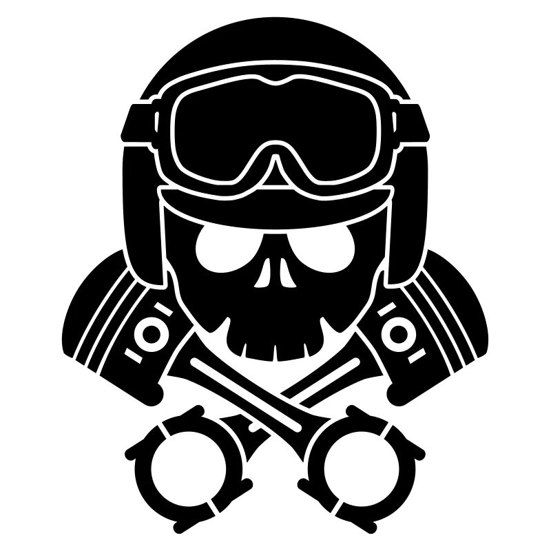 kolben schädel helm