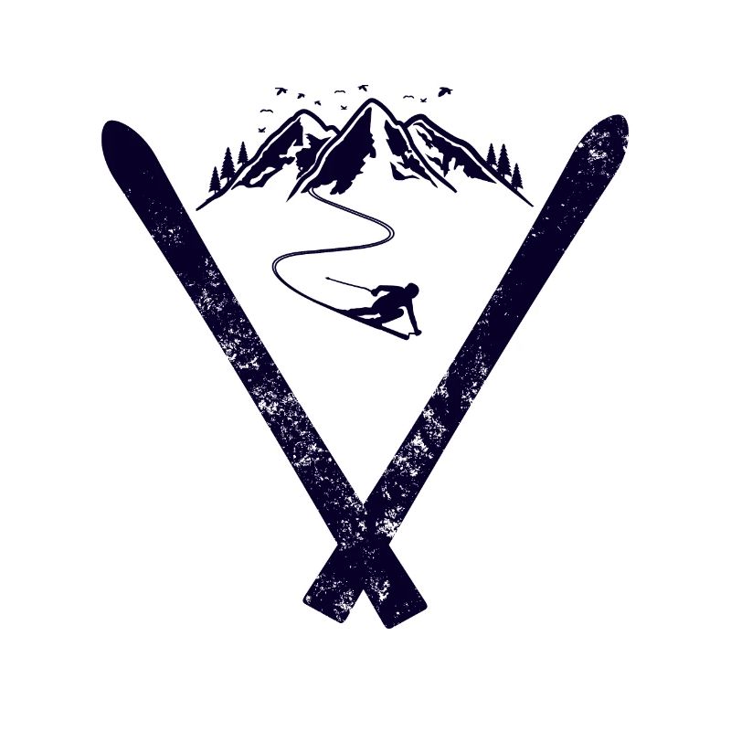 Skifahrer Berge
