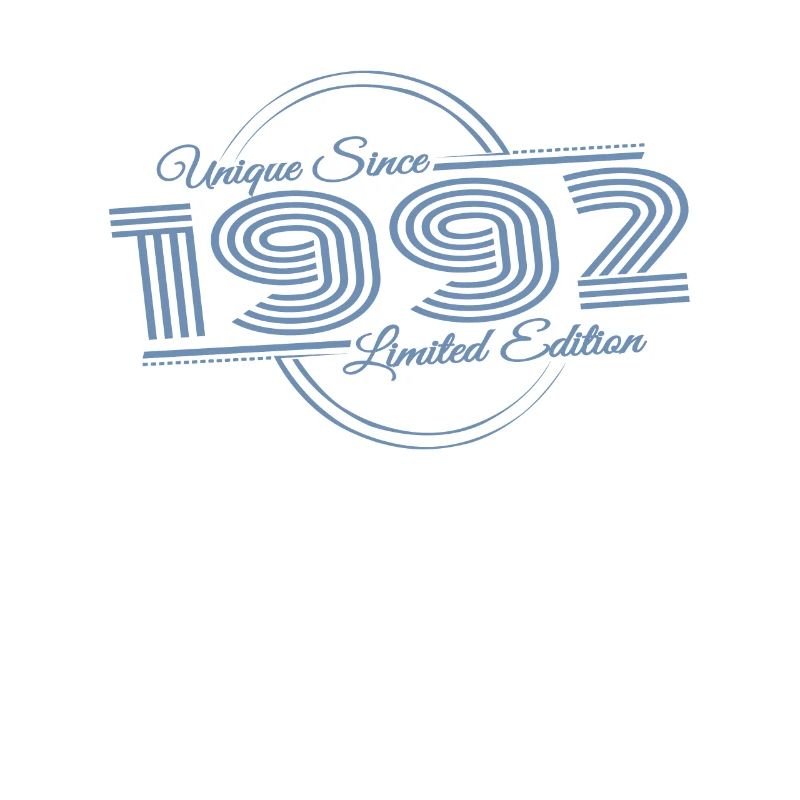 Einzigartig seit 1992 Retro Sprüche 