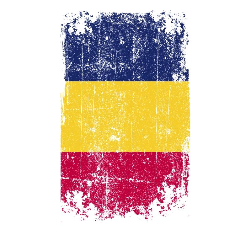 Souvenir avec le drapeau du Tchad
