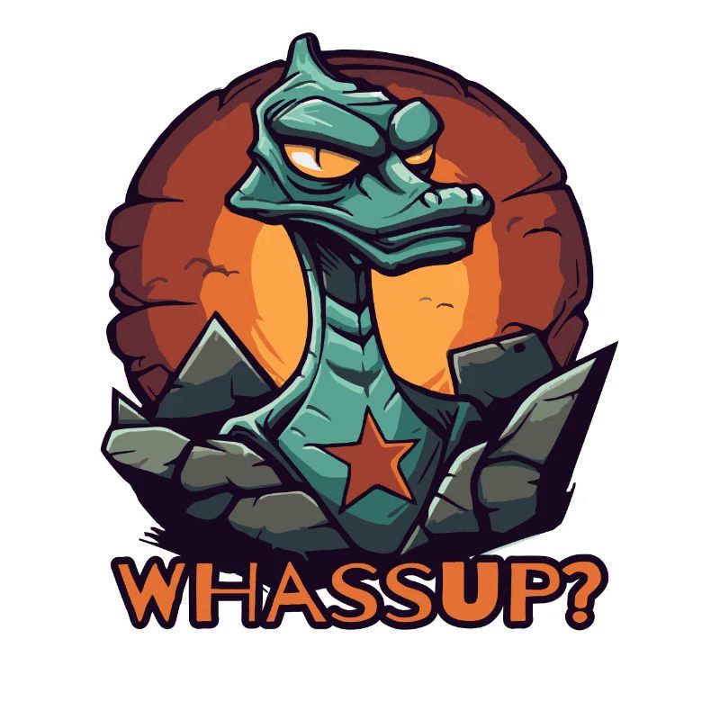 Was geht ab, cooler Dino-Echsen?