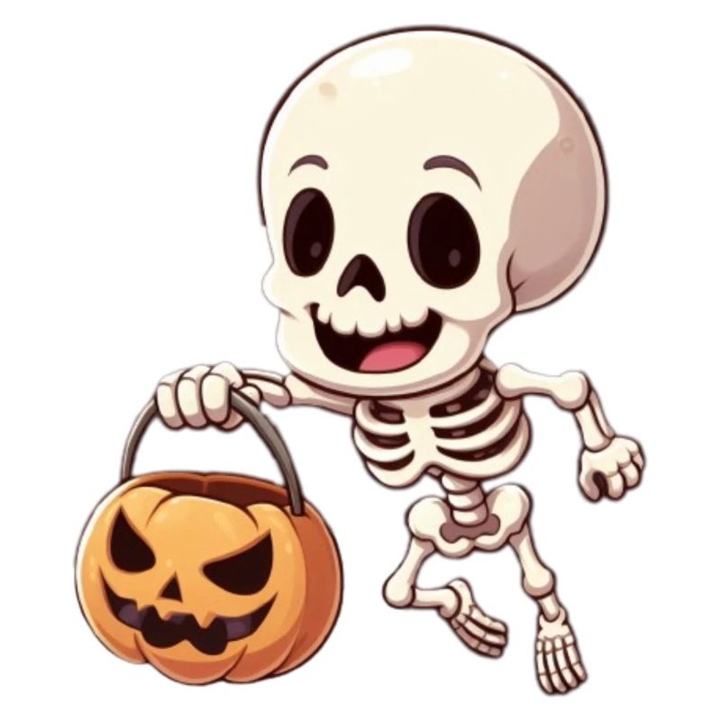 Halloween Happy Skeleton