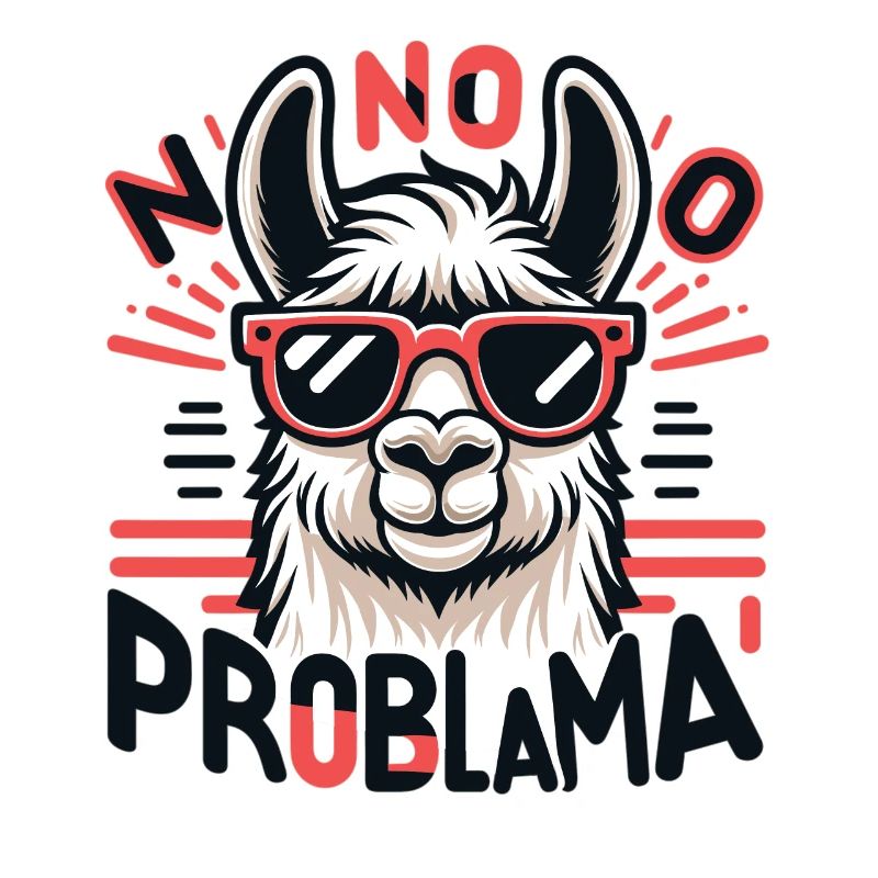 Pas de problème : un lama qui a du style