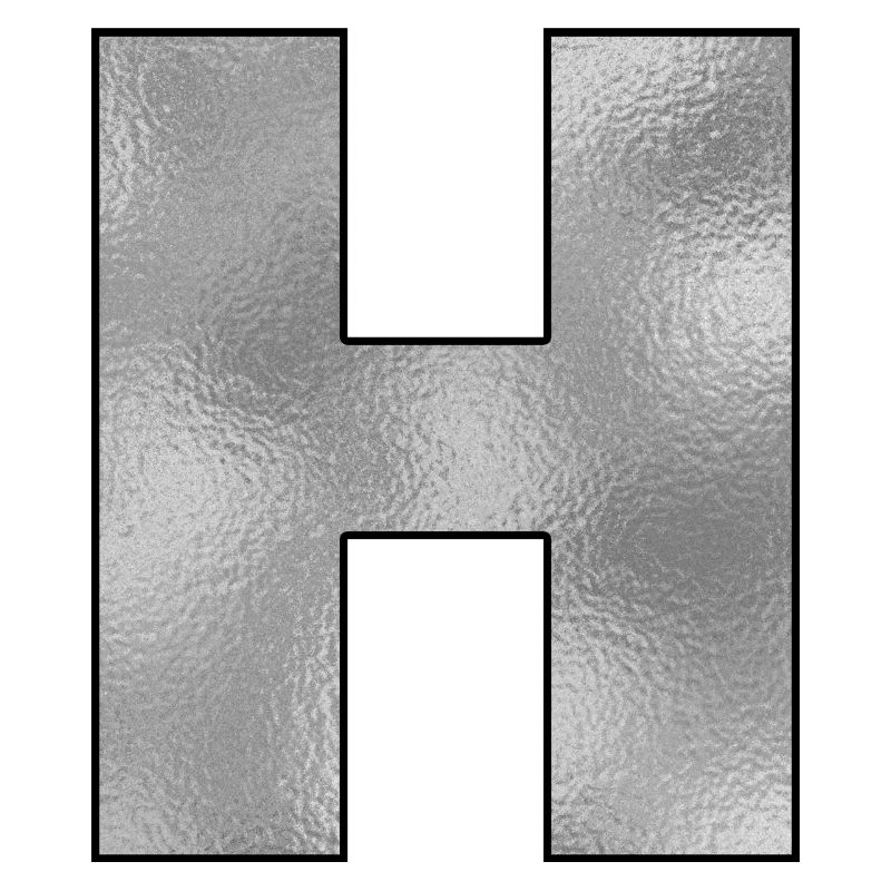 Lettre H Argent