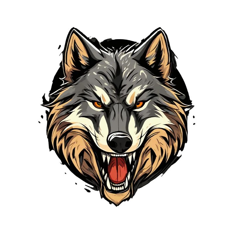 Wolfsgewitter Kopfprint