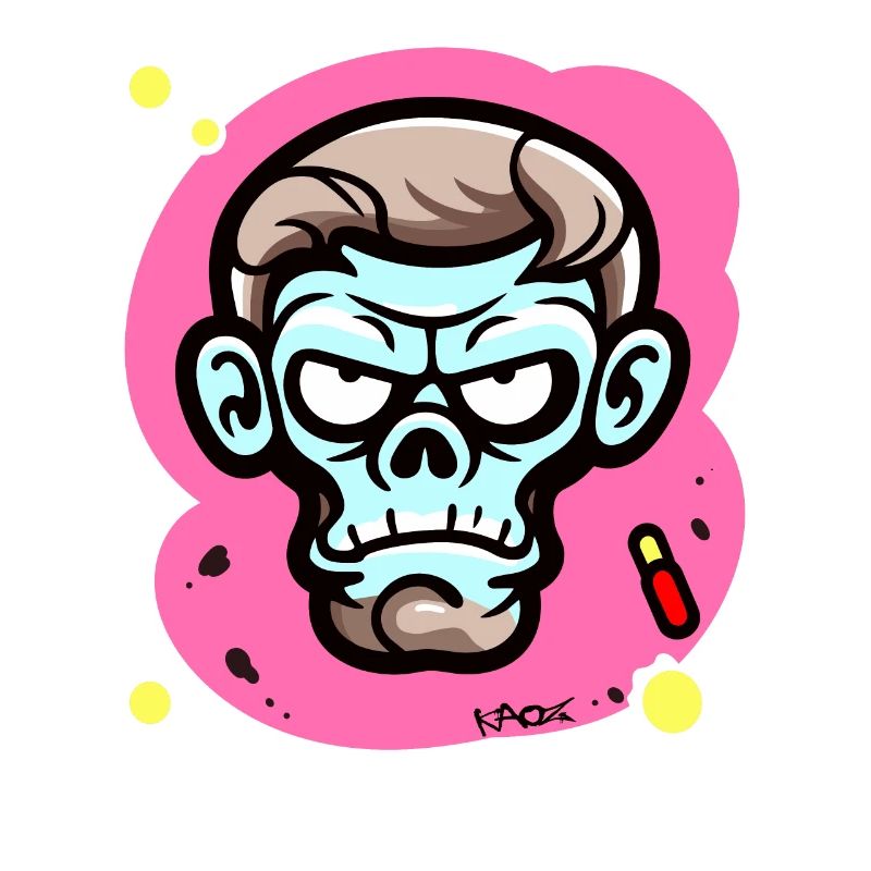 pointlessly crazy, funny cartoon monkey