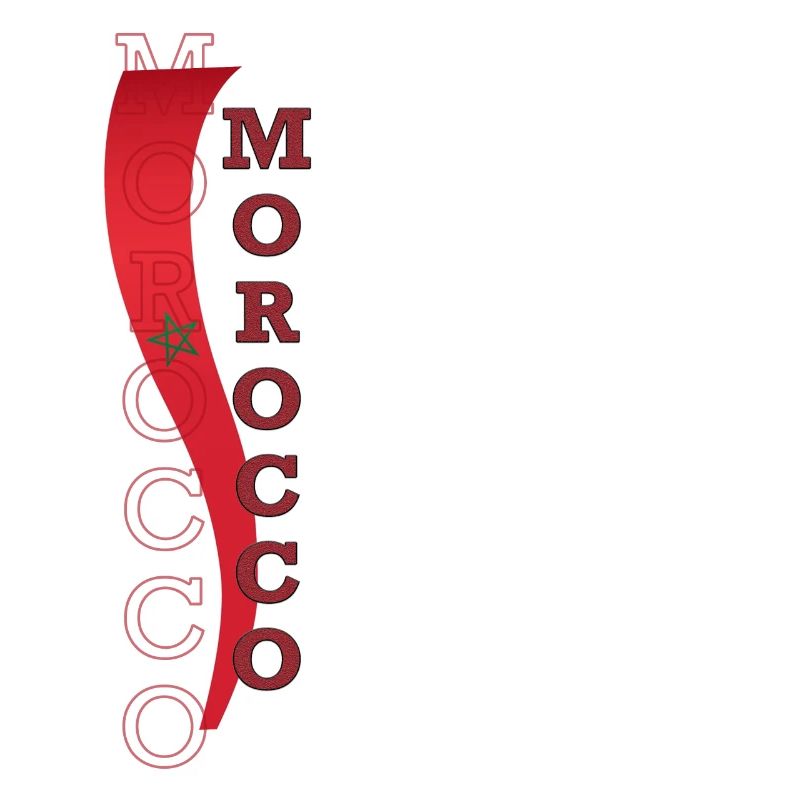 Drapeau du Maroc qui Inspire le Respect Admiration