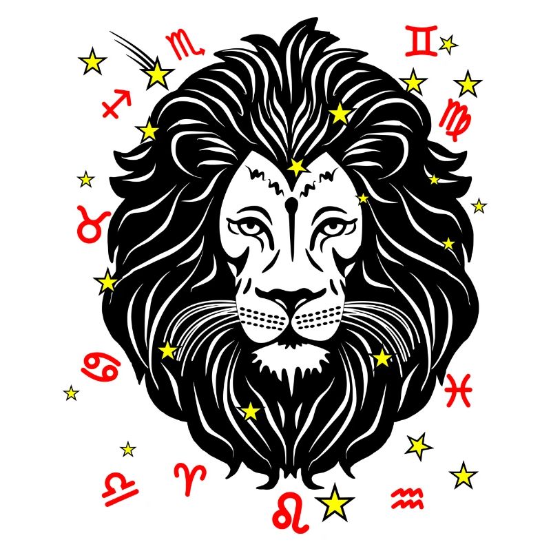 Sternzeichen Stern Logo Löwe