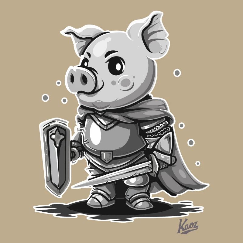 Ruhm eines Ritter Schwein