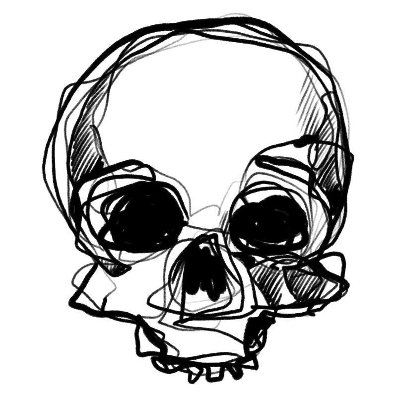 Skull - Pencil Drawing