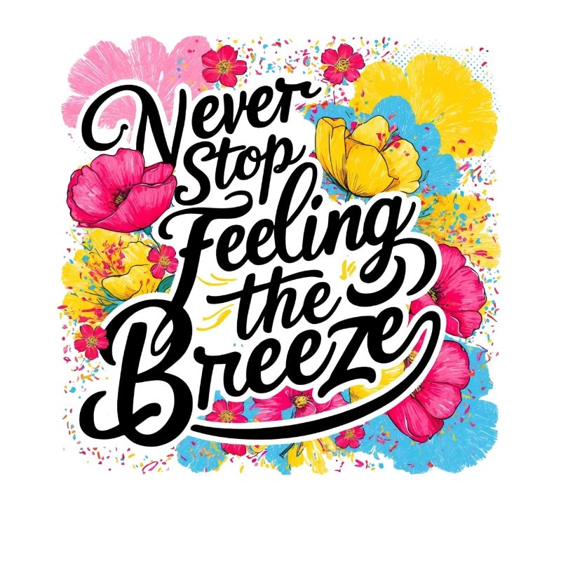 Never Stop Feeling The Breeze Design