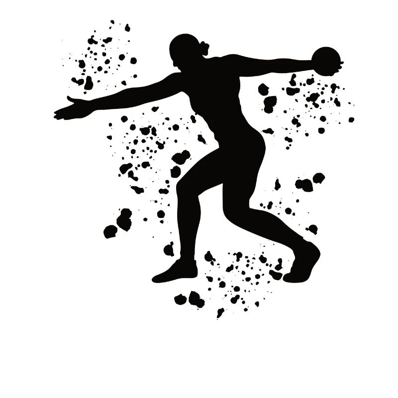 Diskuswerfer Colorsplash Diskuswurf