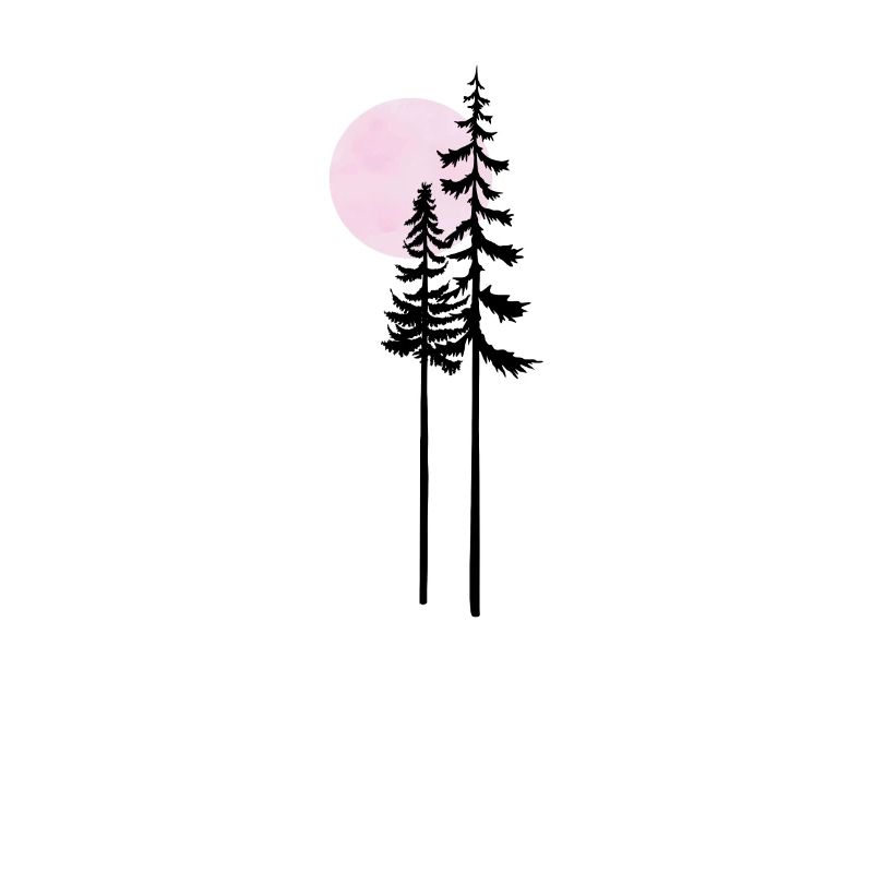 Moonlight Silhouette Moonlit Silhouette