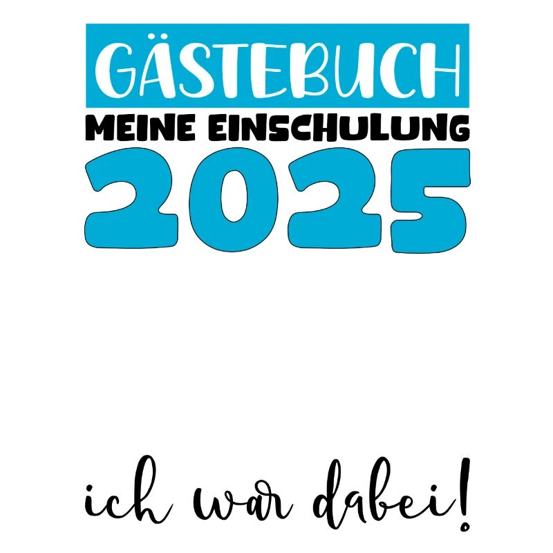 Gästebuch Einschulung 2025 Junge Mädchen Schulkind