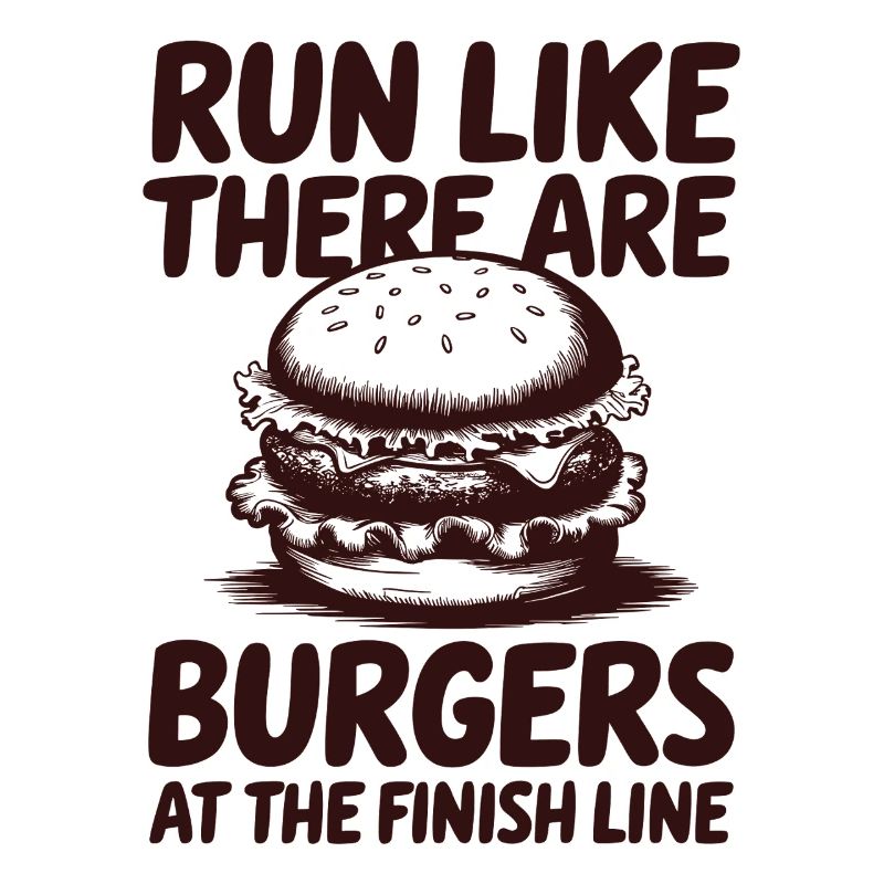 Courir comme un marathonien, burger à l’arrivée