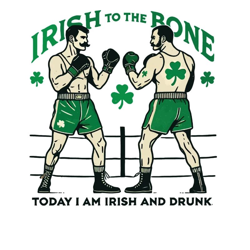 St. Patrick's Day Irisch Bis Auf Die Knochen