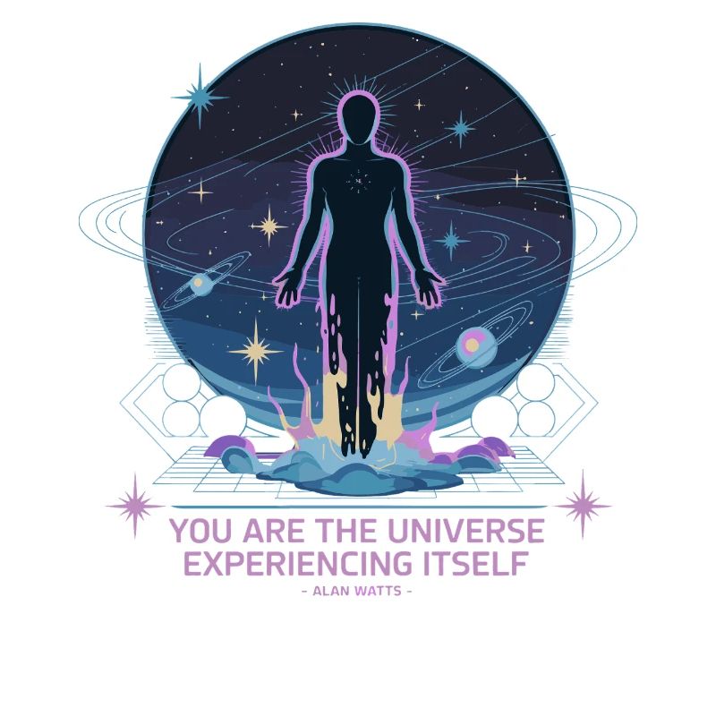 Être céleste | Alan Watts Citation Conception