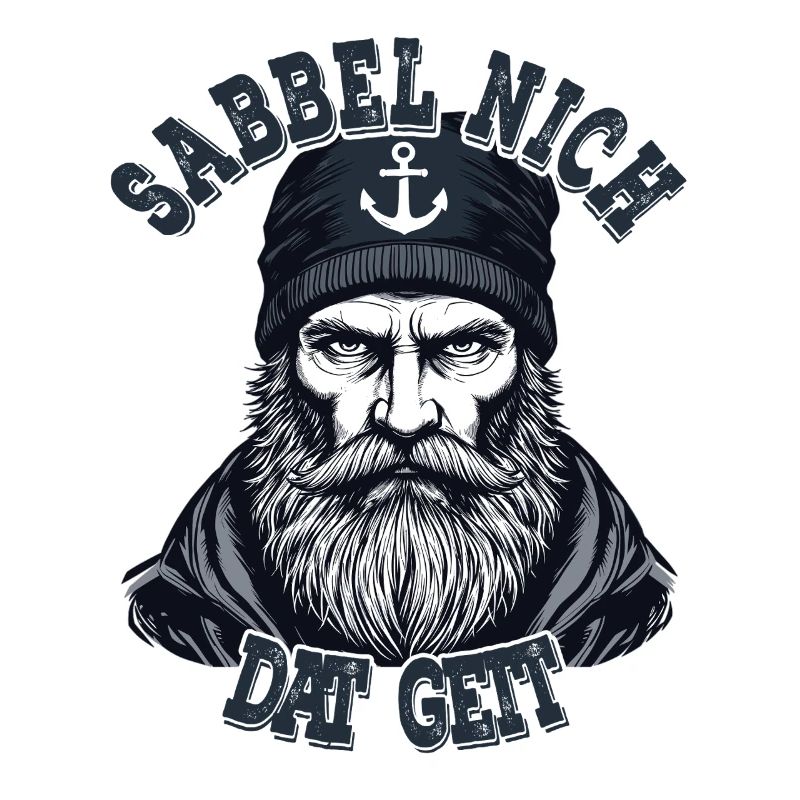Frison orientale marin de la mer du Nord Sabbel nich dat geit