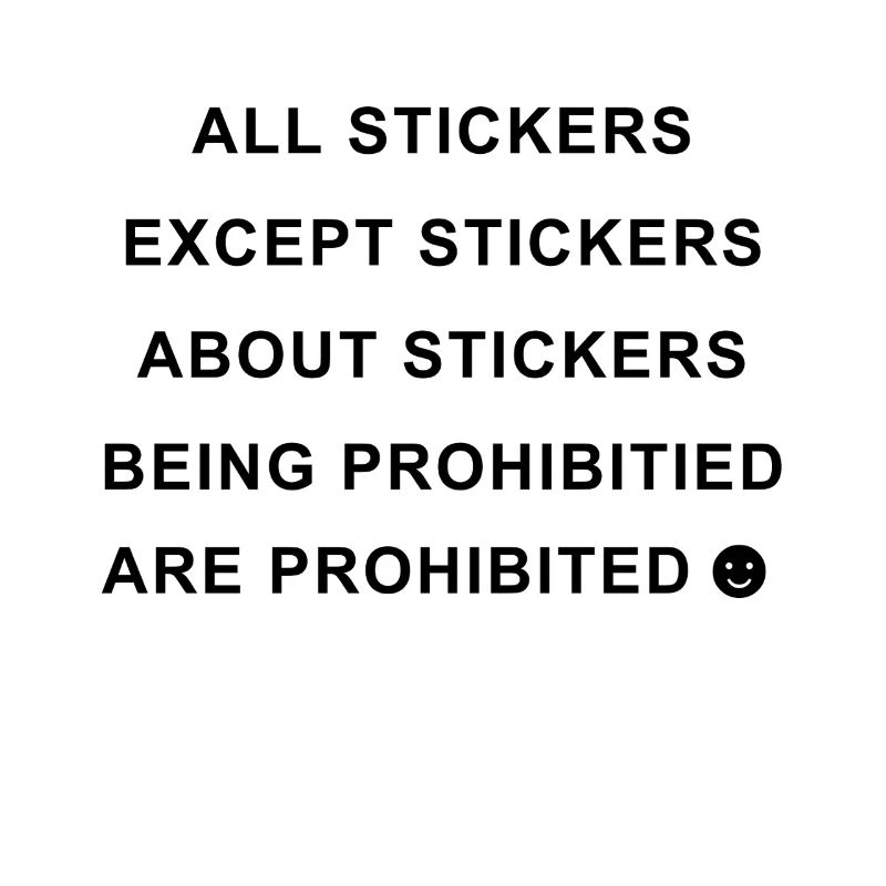 Aufkleber Lustiges Statement Design Stickers Drôle