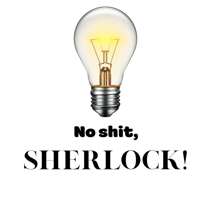 Pas de merde Sherlock !