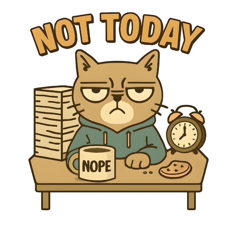 Eigensinnige Katze