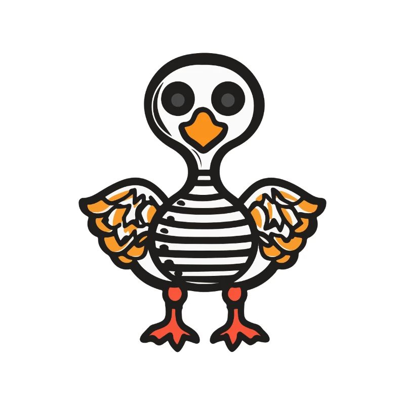 Goose Halloween Comic Funny