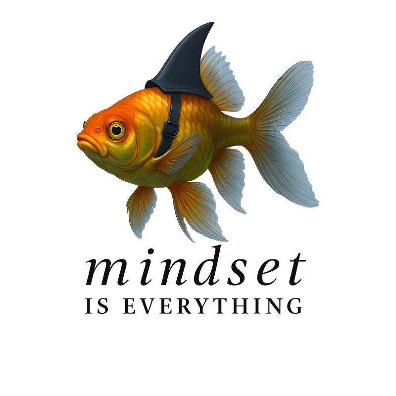 Mindset is Everything Goldfish, Motivational 