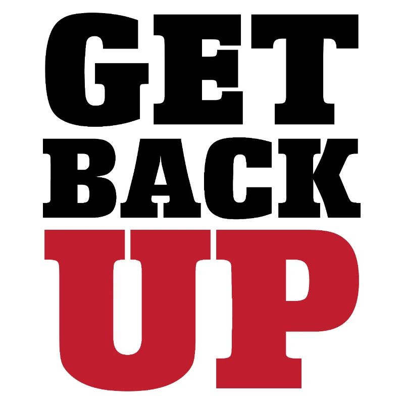 Judo Graphic Get Back Up