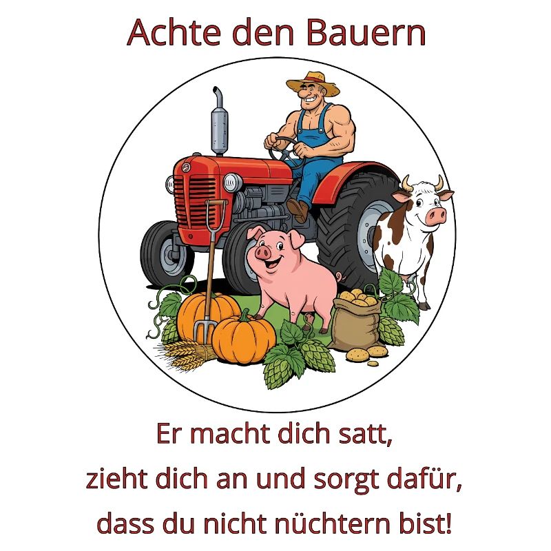 Bauernhof Traktor Rundbild