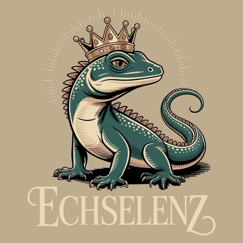 Echselenz Lustige Echse