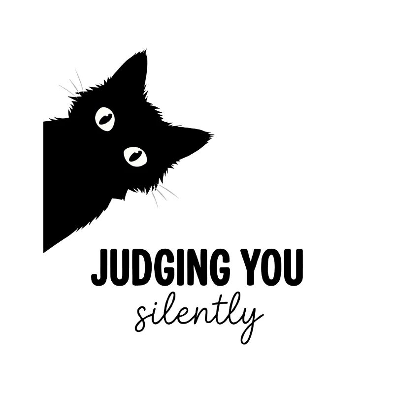Judging You Silently Corner Cat Eyes