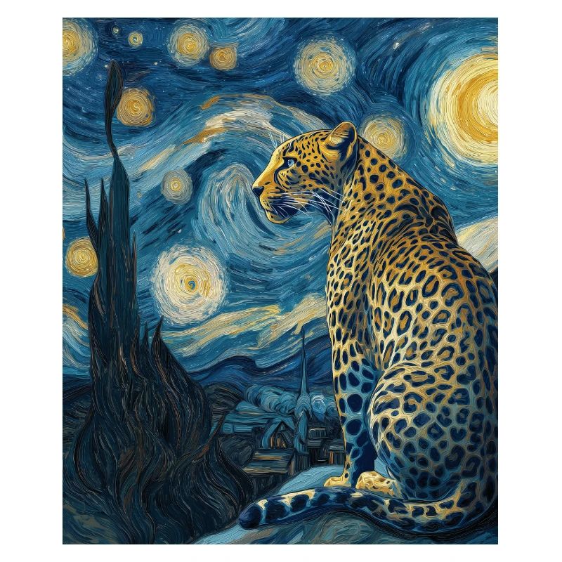 Leopard Van Gogh